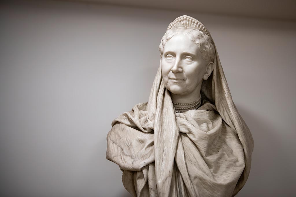 evacon-Kundengeschichten: DRK Schwesternschaft Luisenheim: Großherzogin Luise von Baden, die Namenspatronin und Initiatorin der der DRK Schwesternschaft, hat einen Ehrenplatz im Luisenheim. Foto: Andreas Mauritz