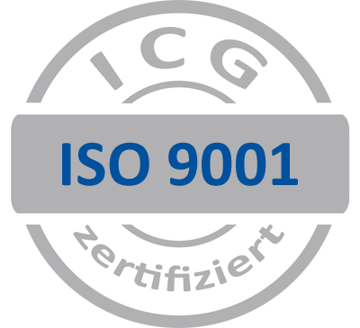 evacon ist zertifiziert nach ISO 9001
