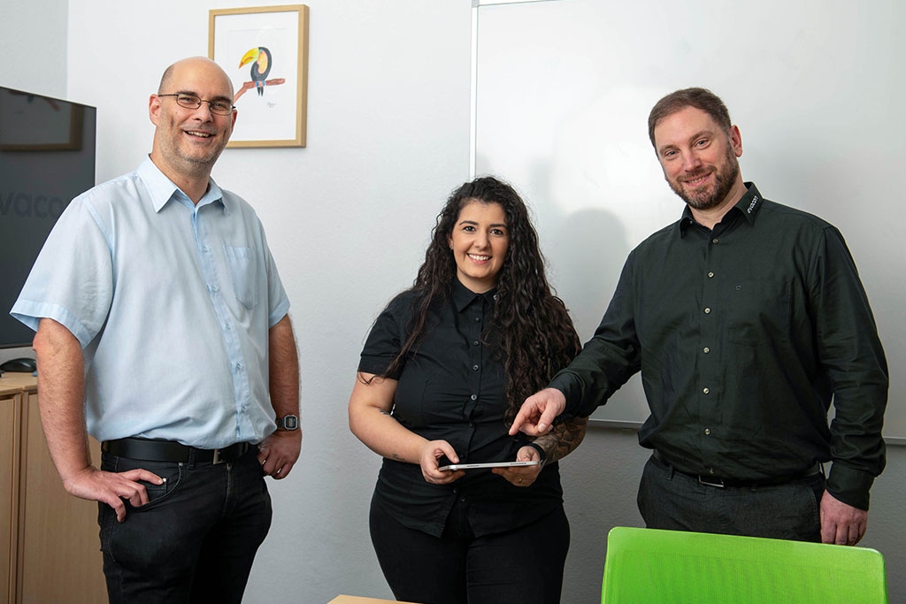 Das Team Software der evacon IT-Solution & Consulting GmbH & Co. KG aus Karlsruhe.